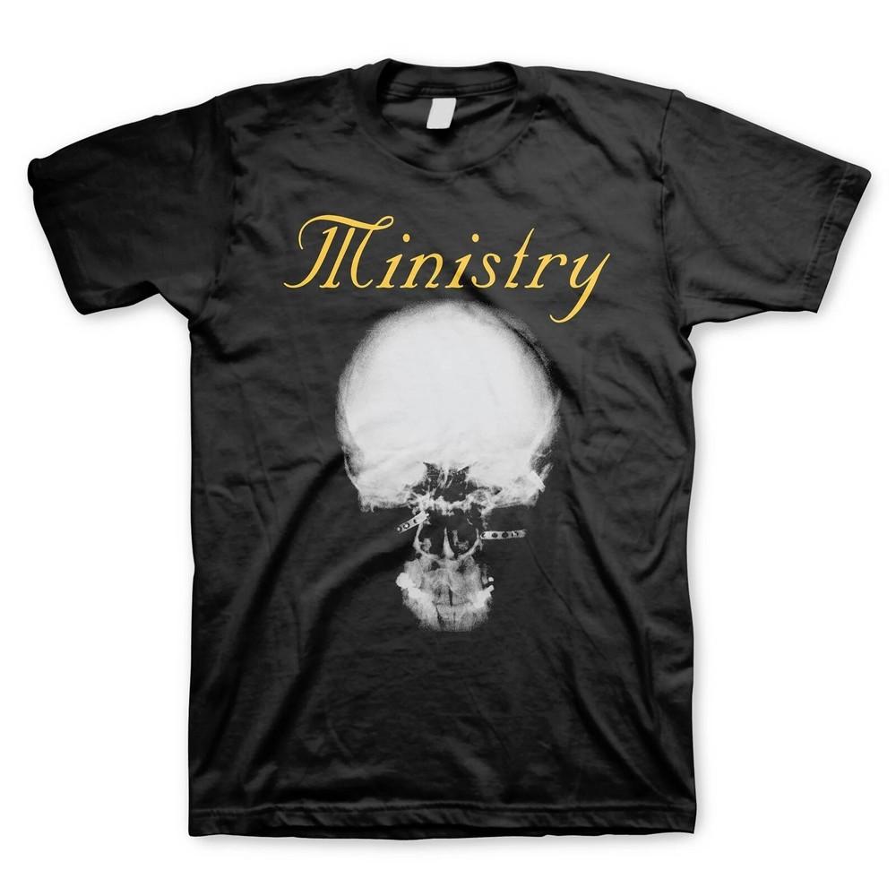 MINISTRY cd cvr MIND IS A TERRIBLE THING TO TASTE SKULL Official SHIRT LRG new Unisex T-Shirt