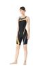 ARENA Competitive Swimsuit for Practice Half Spats Tough Suit Hikari Original Custom Made Competitive Swimsuit Women's ORI-0415WN-S-BKGO