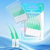 60Pcs Tooth Cleaning Orthodontic Interdental brush Soft Bristle Tooth Cleaning Device  Unisex