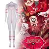 Hotel Hazbin Angel Dust Cosplay Costume Jumpsuit Cartoon Halloween Fashion Party