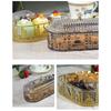 Многофункциональный железный поднос для закусок для мероприятий Ид, домашнее украшение, тарелка для хлеба с крышкой, сервировочное блюдо для повседневного использования