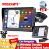 7Inch Portable Universal Car Radio Multimedia Video Player Wireless Carplay Android Auto GPS Navigation Bluetooth Touch Screen