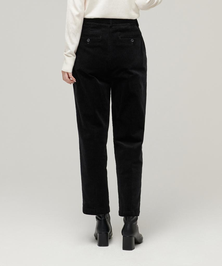 MUSINSA STANDARD WOMAN Women'S Tapered Corduroy Pants [Black]