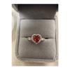 Модель Красное Сердце Стальное Кольцо