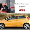 Для Ford Fiesta Carnival 2008- декорация окна накладка на стойку двери наклейка на центральную стойку ярко-черная