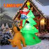 Christmas Tree Inflatable Style Decorations Built-in LED Lights Inflatable Model Indoor Outdoor Ornament Xmas Party Garden Decor