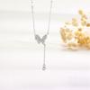 Butterfly Mori Tassel Necklace Women's Pendant Accessories Ins Women's Versatile Jewelry
