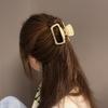Hollowed Out Horsetail Clip Elegant Hair Clip New Strong Styling Claw Clip  Women