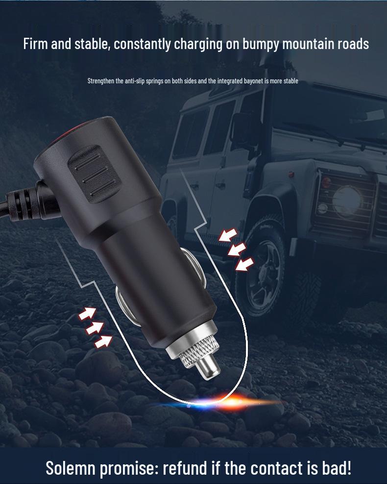 Seven-Color Car Charger: 3-Port QC3.0, USB, PD Fast Charger - 12V/24V Universal