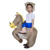 Adult Inflatable Kids Horse  Jockey Costume Fancy Dress Outfit Races Stag Night