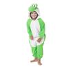 Kids Onesies Yoshi Kigurumi Boy's One-Piece Pajamas Cartoon Cosplay Costume For Christmas Halloween Fleece Sleepwear Anime Homewear Party Pijamas