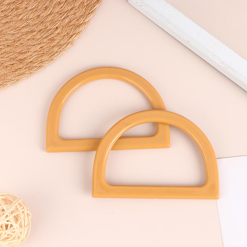 1 пара круглых D-образных ручек для сумки, металлическое кольцо, сменные ручки для сумки, кошелек «сделай сам», аксессуары ручной работы для багажа