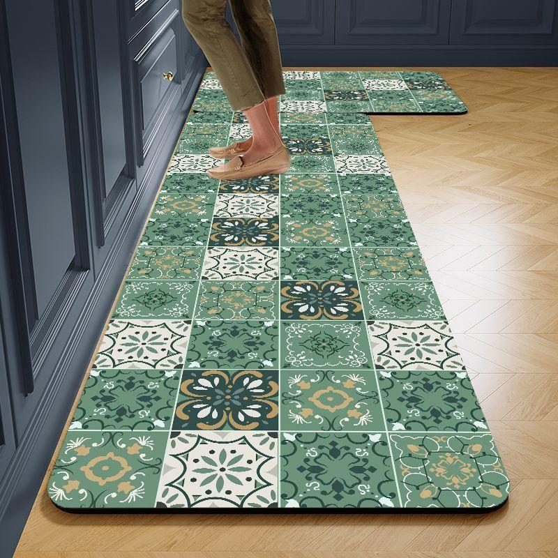 Kitchen Rugs Floor Mat Kitchen Mats Set Non-Slip Washable,Indoor Doormats Area Rugs for Kitchen Bedroom Bathroom Carpet