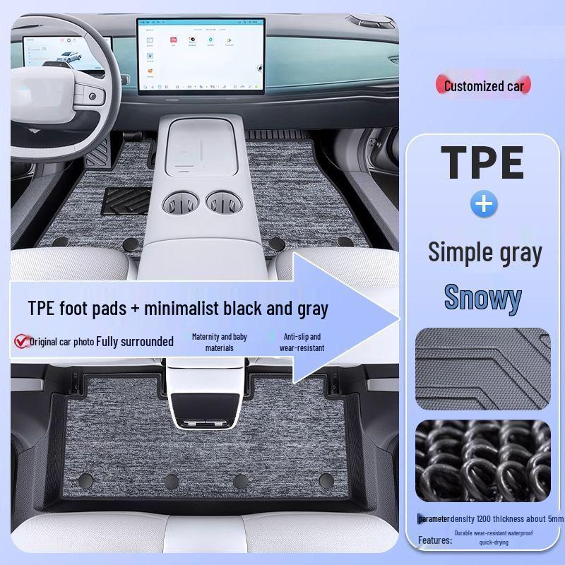 BYD Dolphin Waterproof Non-Slip TPE Door Sill Car Foot Pad