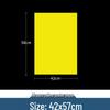 Extra Large Double-Sided Pure Yellow Poster Paper for Supermarket Sale Promotions