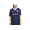 Adidas Originals Short Sleeve Deep Indigo Football Shirt Men Tops KC0127