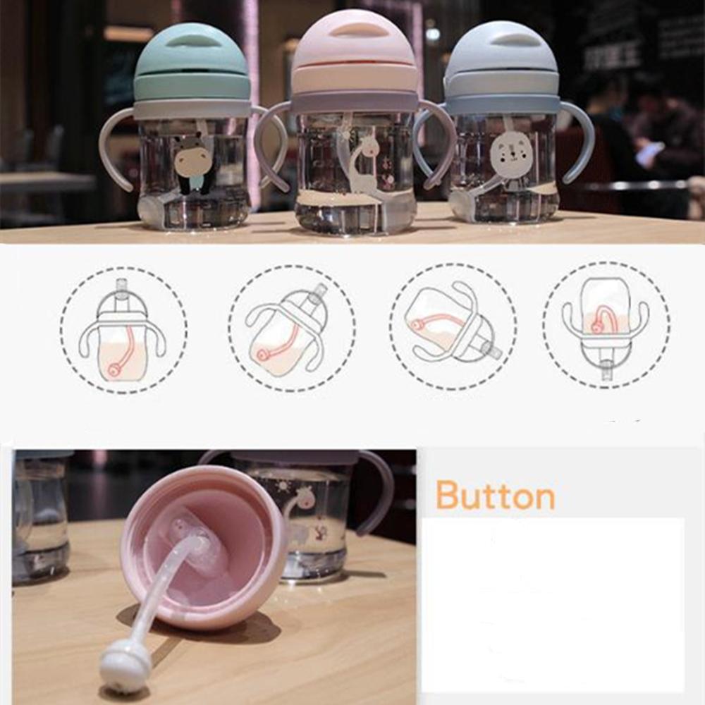 Детская чашка для кормления с соломинкой, 250 мл, детская бутылочка для кормления, детская тренировочная чашка с соломинкой, Taza De Bebe, новинка