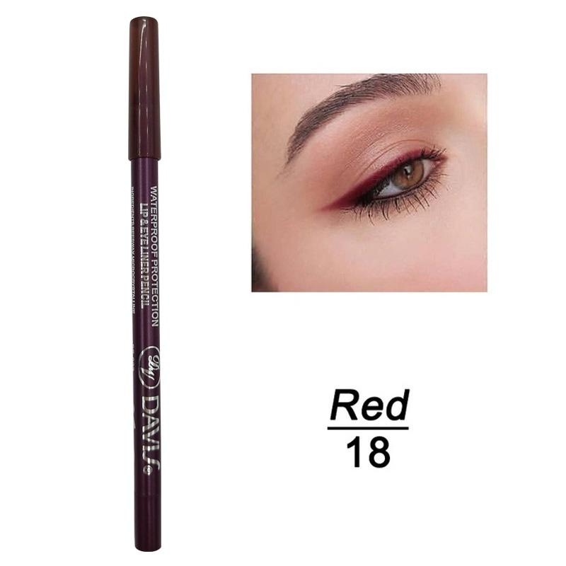 10 Pcs Long Lasting Waterproof Colourful Eyeliner Pencil Pearl Light Eye Shadow Eyeliner Crayon