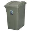 Shinki Gosei Tombo Trash Can, Connectable, 70-Liter Capacity, Khaki Green, 48cm Wide X 36.5cm Deep X 60cm High, with Lid, Durable, Large, Suitable for
