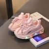 New LED Children Glowing Shoes Baby Luminous Sneakers Boys Girls Lighting Running Shoes Kids Breathable Mesh Sneakers Size 21-30