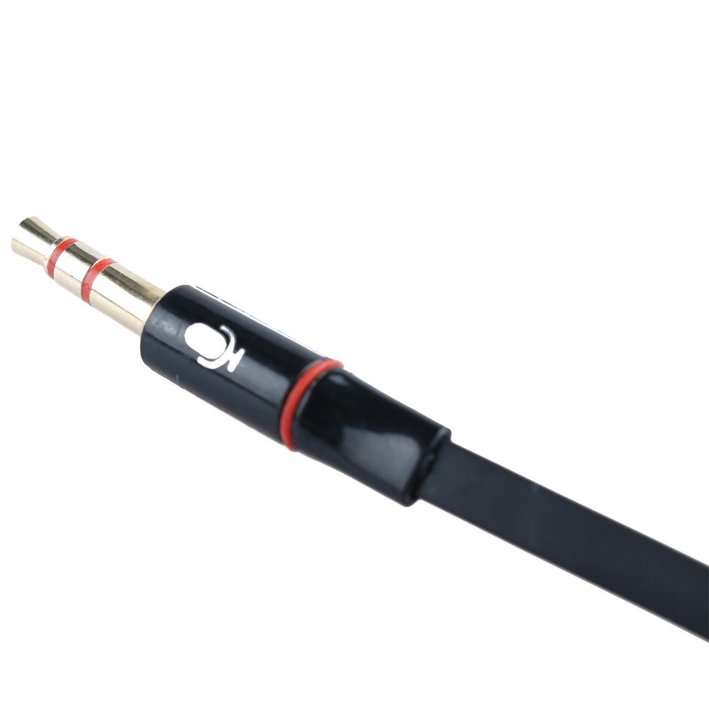 Universal Professional Audio Cable Earphone Microphone Splitter Earphone Adapter Cord Headphone