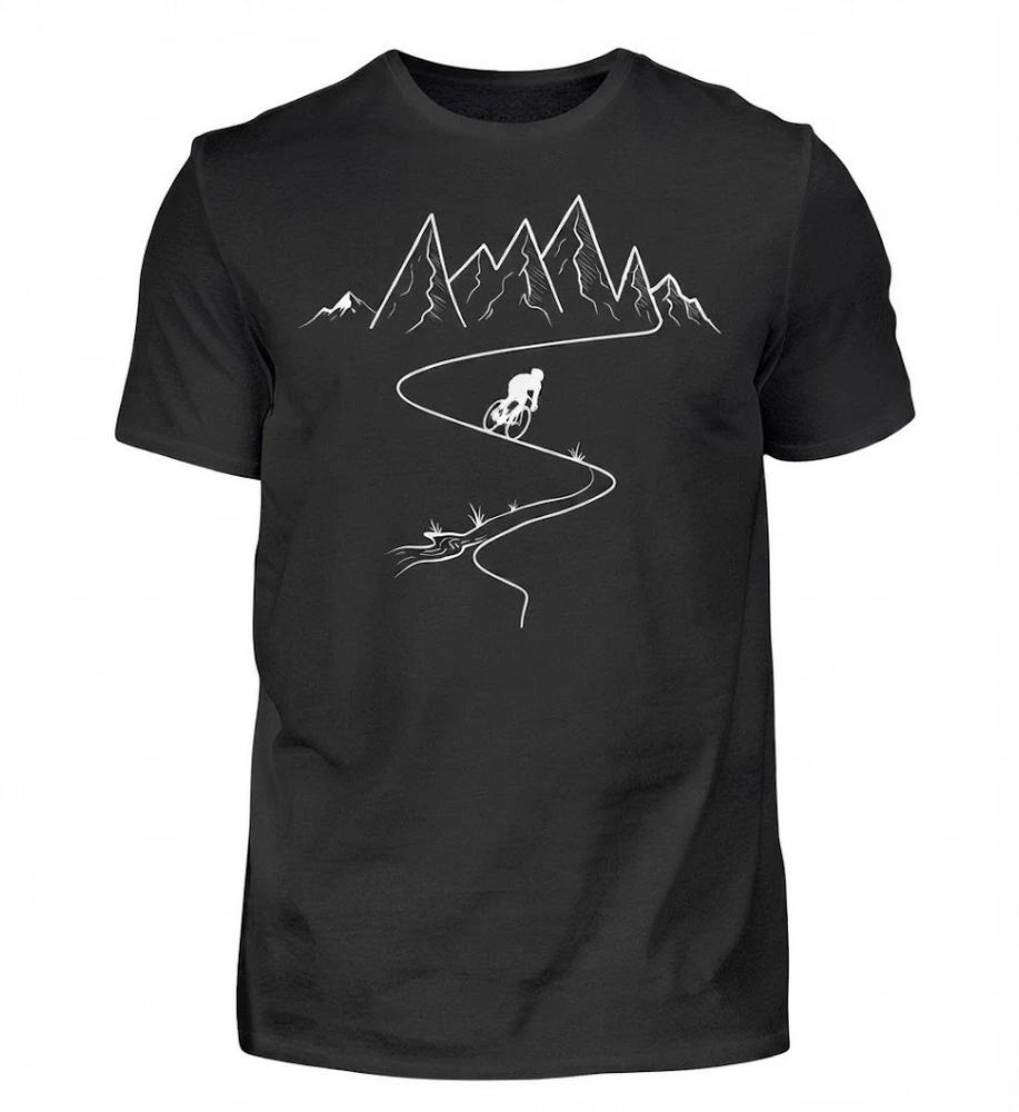 Road Bike Cyclist Cycling Ebike Black TShirt