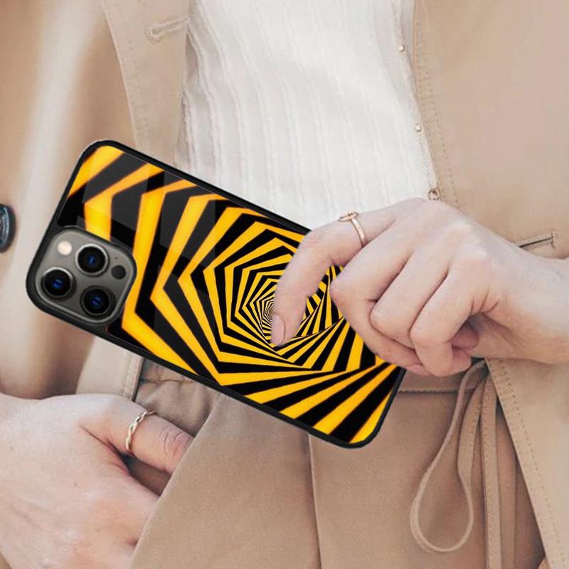 Optical Illusion Print Magnetic Phone Case For APPLE iPhone 17 Air 16 14 13 12 Pro Max 15 Plus Wireless Charge MagSafe Cover