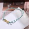 Blue Rope Fish Hollow Geometry Anklets Copper  Fashionable   Women