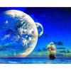 5D DIY Diamond Painting Starry Sailing Boat Embroidery Cross Stitch Rhinestone Mosaic Home Decor