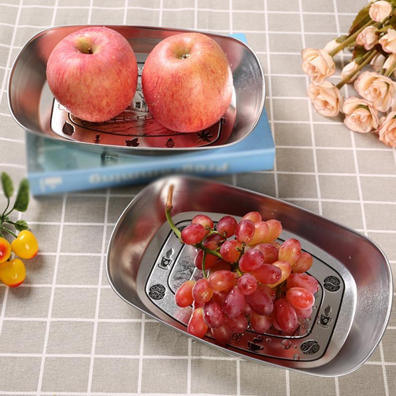 Изношенный поднос, корзина для хранения посуды, тарелка с сухими фруктами, ретро-гостиная, кухня, поднос для закусок, фруктов, пасторальная хижина