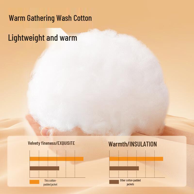 MINISO Men's Winter Plush Lined Baseball Jacket