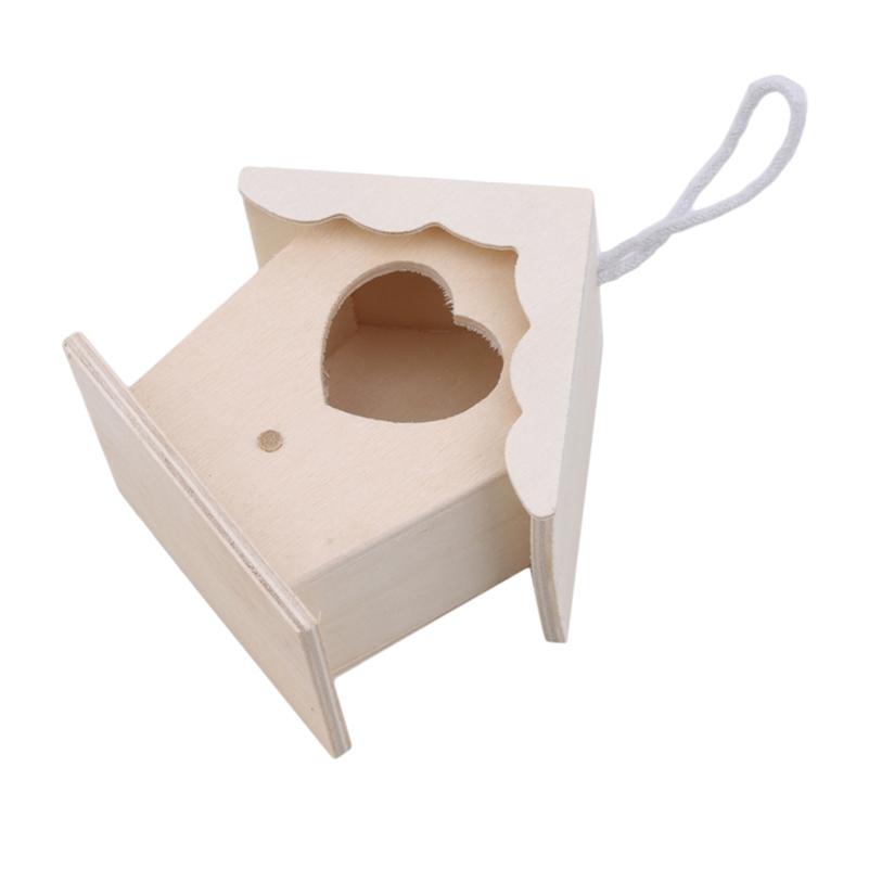 Принадлежности для птиц на открытом воздухе Деревянный ящик для скворечника