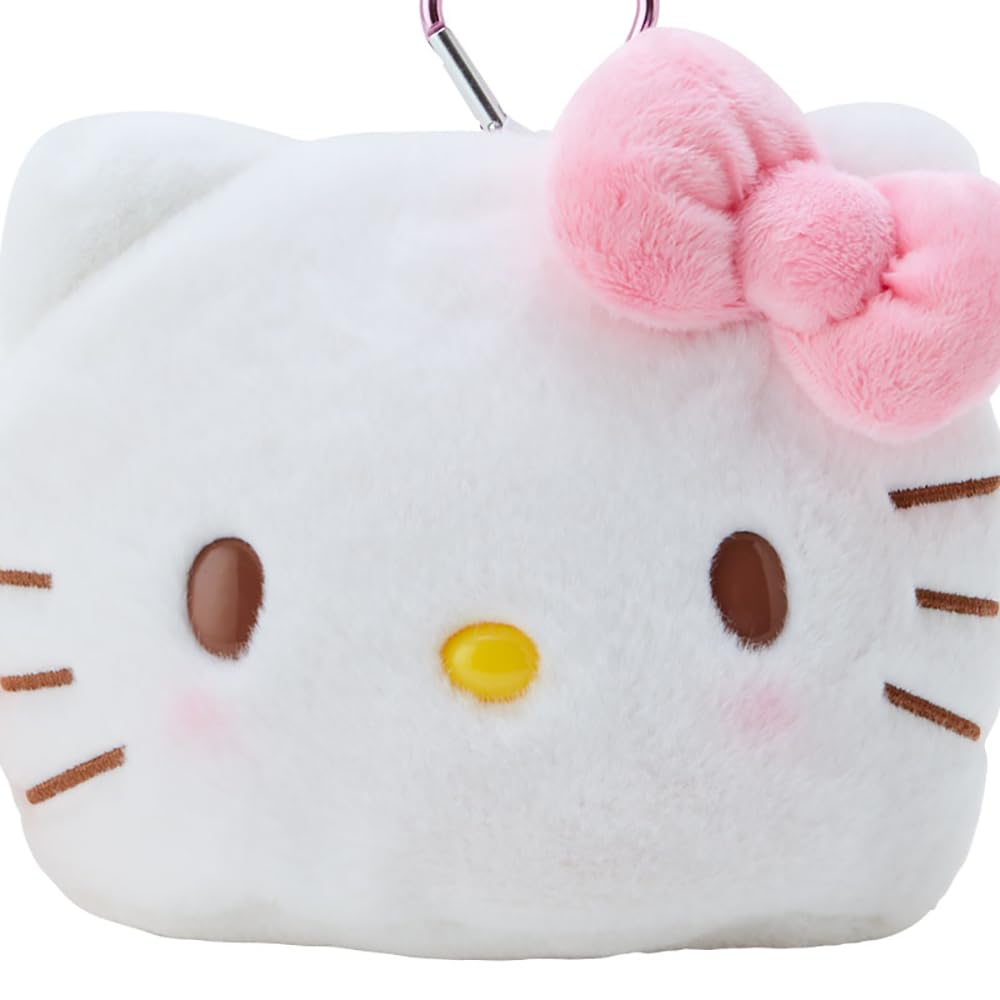 Награда Sanrio Pouch Character с окошком 2nd Hello Kitty Hello Kitty Character 323705 в форме лица 11,5×15,5×7 см