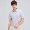 Pure Cotton Stripes Men's Business Casual Breathable Short Sleeve Shirt