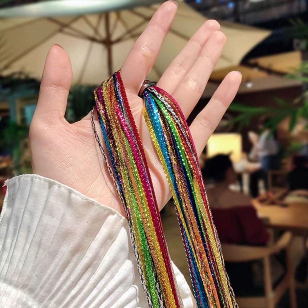 Принцесса веревки пряди милые африканские косички разноцветные косички для волос ленты для девочек DIY хвостик