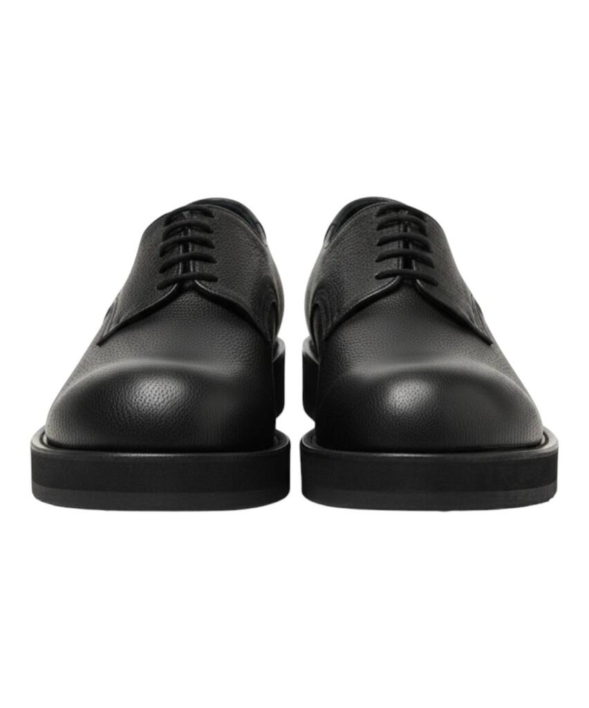 Coreofalchemy Plain Derby Cowhide Vibram 6Cm Height Increasing Blacknoir16