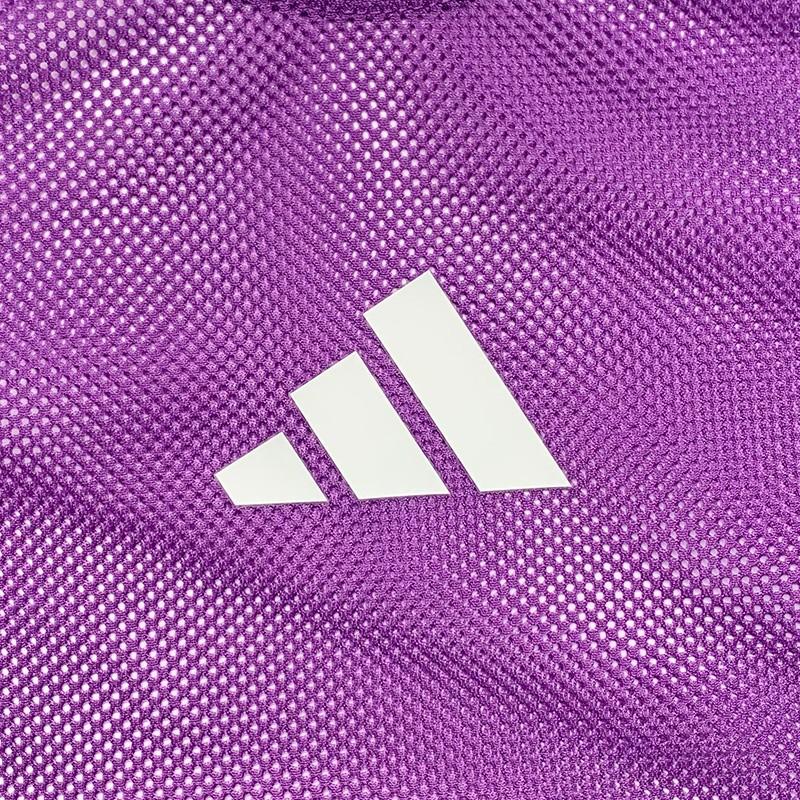 Adidas Однотонный логотип, легкий круглый вырез, футбольный тренировочный матч, дышащий жилет без рукавов, мужские жилеты, фиолетовый HP0735