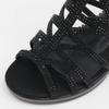 Desire Rose Women Sheer Back Zipper Ankle Sandal Heel 6cm