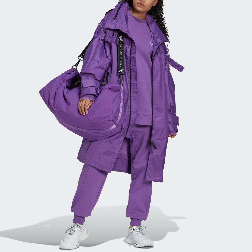 Adidas Stella McCartney Толстовка с логотипом Женские топы Фиолетовый HG2005