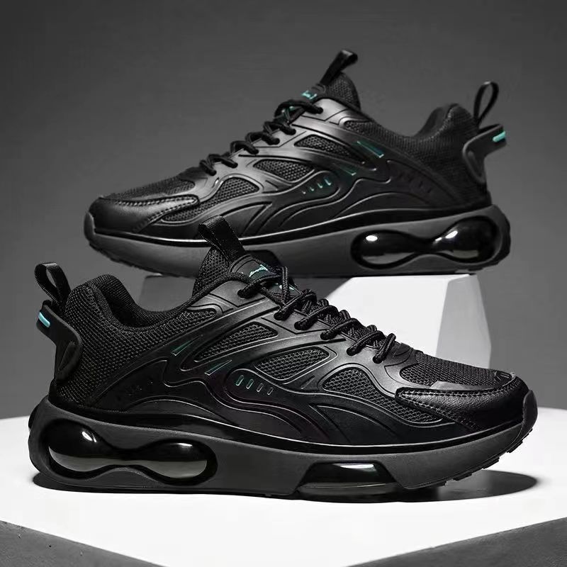 Cross-border Men's Sports Shoes Breathable Mesh Running Sports Leisure Thick-soled Wear-resistant Fashion Men's Shoes