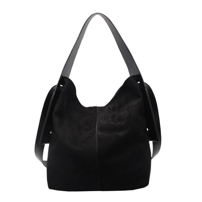 Осенне-зимние модные сумки, женские новые трендовые и популярные однотонные сумки через плечо, повседневные сумки-тоут большой вместимости для работы