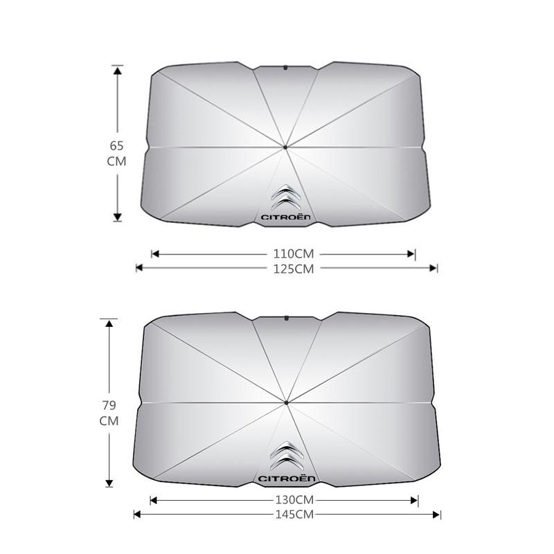 Car Sunshade Windshield Umbrella Front Window Sun Shade For Citroen C1 C2 C4 C5 C3 C4L C8 Berlingo Xsara Picasso Accessories