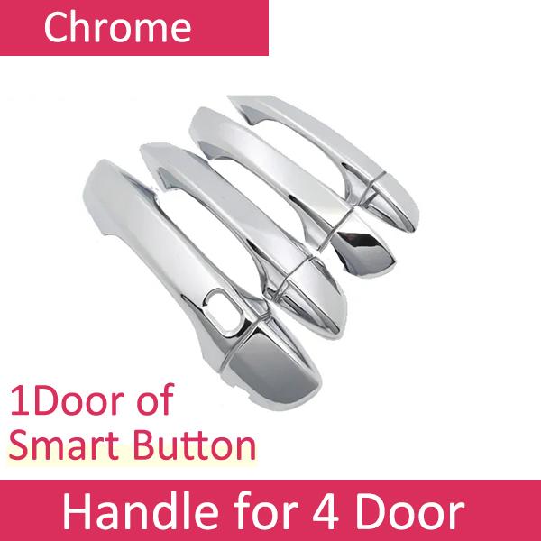 For Volkswagen VW Passat GT B8 2015~ Carbon Fiber Gloss Black Chrome Door Handle Cover Trim Protective Exterior Accessories