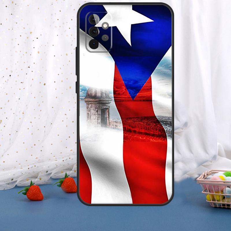 Puerto Rico Flag For Samsung Galaxy A15 A55 A35 A53 A33 A13 A36 A56 A26 A16 A22 A32 A52 A54 A34 A05 A06 Case