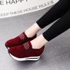 Spring Autumn Fashion Versatile Women Casual Shoes Comfort Adds Height Loafers Platform Wedges Vulcanize Shoes Women's Sneakers