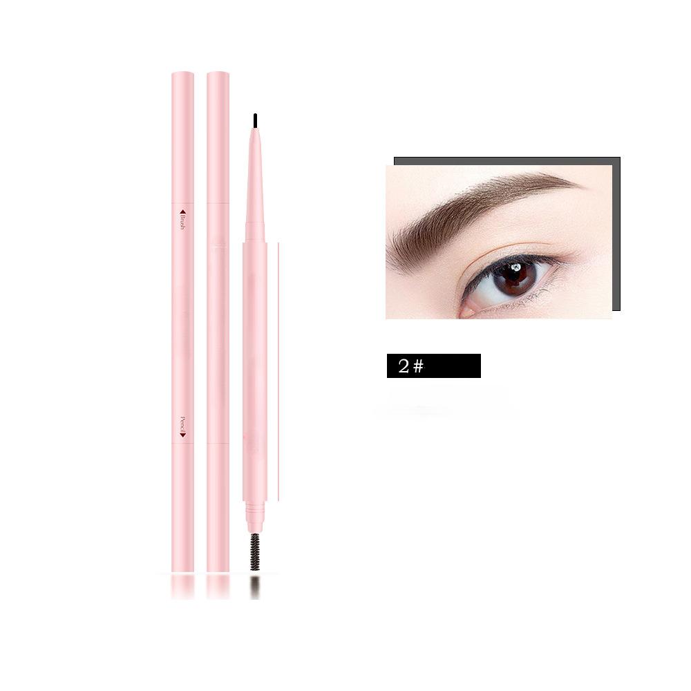 1.5mm Ultra Fine Eyebrow Pencil Double-Ended Waterproof Sweat-proof Long Lasting Professional Eyebrow Enhancers Makeup for Women