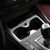Car Console Armrest Water Cup Holder Frame Trim Cover Sticker Decoration For BMW F20 1 Series 2012-15 Auto Interior Accessories