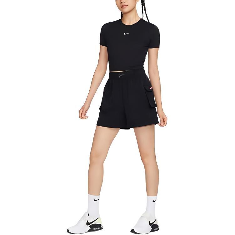 Nike Спортивные повседневные шорты женские черные HM4597-010