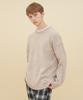 BLOND9 Melange Round Neck Sweater_Mocha
