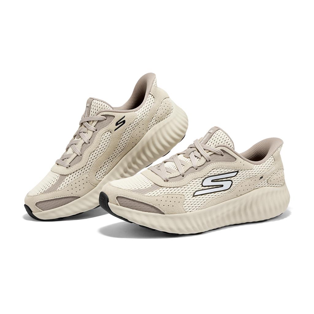 Skechers Go Run Сейчас Удобные Универсальные Прочные Дышащие Низкие Беговые Кроссовки Мужские кроссовки Бежевый 220394-TPE